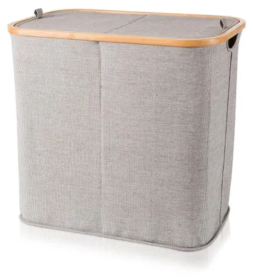 Obrázok produktu pre Kôš na bielizeň BAMBOO, sivý
