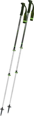 Obrázok produktu pre KOMPERDELL Trailmaster Zero balenie turistických palíc veľkosť 64 cm dĺžka 105-140 cm nastaviteľná zelená 105-140 cm