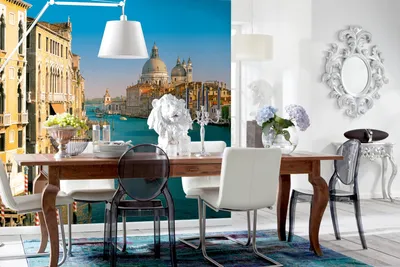 Produktbild von Komar Fototapete "Venezia", blau/beige, 368 x 254 cm