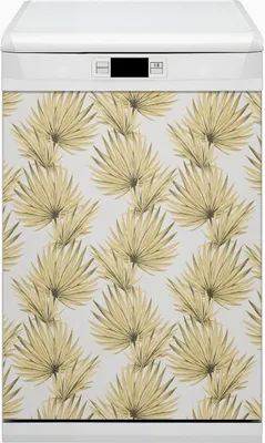 Produktbild von Küche Dekorative Magnete  Magnet Folie für Geschirrspüler 45x80 cm   - Blätter tropisch