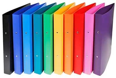 Produktbild von Exacompta PP 700µ 2 Ringbinder 40mm blickdicht DIN A4 sortiert