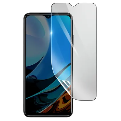 Produktbild von 3mk, Stoß- und kratzfester Hydrogel Bildschirmschutz für Xiaomi Redmi 9T, Transparent
