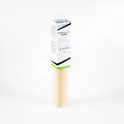 Produktbild von craftcut G03 Plotterfolie glänzend BEIGE 30,5 x 300 cm