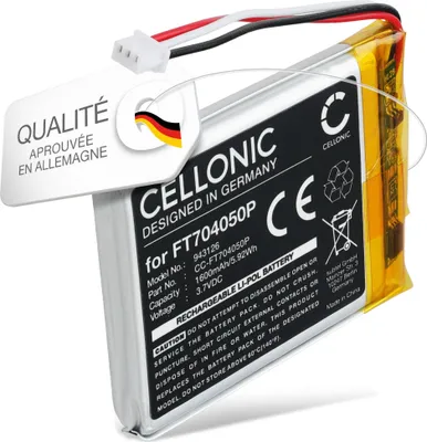 Image de CELLONIC 1x Batterie pour Babyphone Compatible avec Babymoov YOO-Twist, FT704050P - (1600mAh, 3.7V)