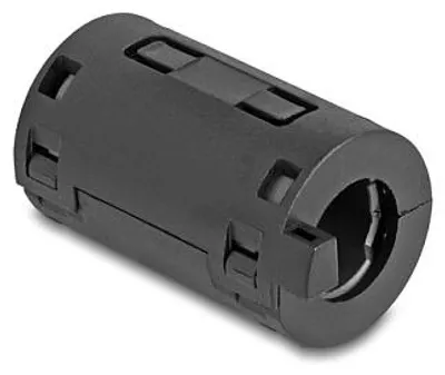 Image de Delock Ferritkern / Ferritring für Rundkabel 11 mm 2 Stück schwarz