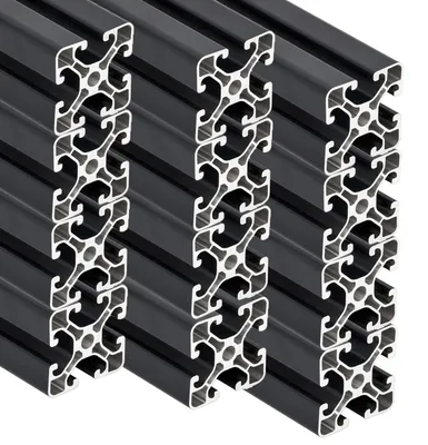 Produktbild von SCHMIDT systemprofile 12x 2000mm Aluminium Profil 40x40mm Nut 8 Anthrazit