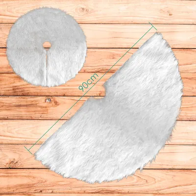 Zdjęcie produktu dla Pokrowiec na choinkę Vigevee, dywanik pod choinkę, dekoracja, pokrowiec na choinkę, 90 cm
