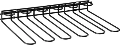 Produktbild von APS 93401 Gläserschiene, Metall, 45 x 32 cm, schwarz pulverbeschichtet