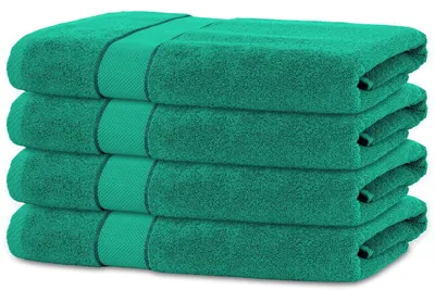 Produktbild von Set von 4 Luxus-Handtüchern 50 x 100 cm aus 100% Baumwolle