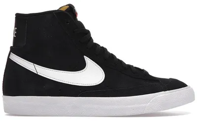 Zdjęcie produktu dla Nike Blazer Mid 77 Suede, czarno-białe - rozmiar EU 39