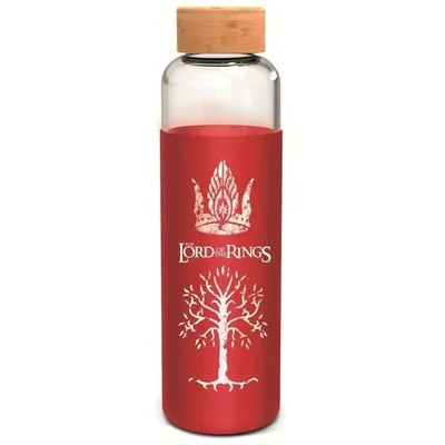 Produktbild von Stor8412497020652Glasflasche mit Silikonhülle, 585 ml Fassungsvermögen, Herr der Ringe