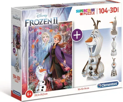 Produktbild von Clementoni Frozen 2, 104 Stück(e), Fernsehen/Filme, 6 Jahr(e)