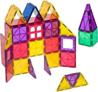 Produktbild von Playmags 3D-Magnetkachelset - 60 Teile