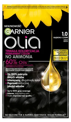 Zdjęcie produktu dla Garnier Olia 1.0 Głęboka Czerń, Permanentna koloryzacja