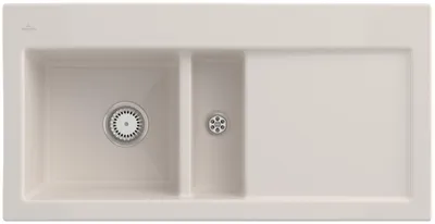 Produktbild von Villeroy & Boch Keramikspüle 677001KR, Subway 60 Einbauspüle - inkl.