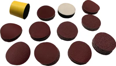 Produktbild von Set mit 50 mm Handschleifkissen (mit 100 Scheiben, Körnung 80-2000)