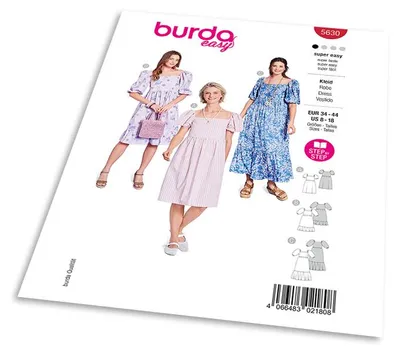 Obrázek produktu pro Střih Burda 5630 - Letní šaty