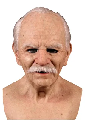 Imagen del producto de Omgoods - Máscara realista de anciano para Halloween y cosplay