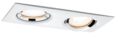 Obrázek produktu pro Paulmann 929.02, Zapuštěné bodové světlo, GU10, 2 žárovek, LED, 460 lm, Chrom, Bílá