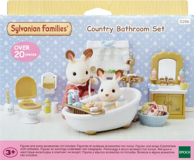 Immagine prodotto di Sylvanian Families Badezimmer im Landhausstil, Spielset, Möbel, Spielzeug, Kinder, 5286
