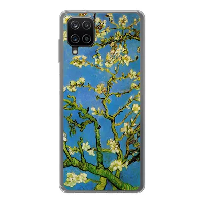 Produktbild von MuchoWow® Handyhülle Schutzhülle Hülle für Samsung Galaxy A12 Mandelblüte - Vincent van Gogh Silikon Softcase Handy Hülle - Bild
