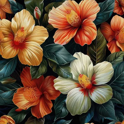 Obrázek produktu pro OUTDOOR DEKOSTOFFE OXFORD - Motiv Blumen I DX5506