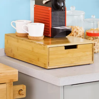 Produktbild von SoBuy Kaffeekapsel Box,Kapselspender,Schreibtischorganizer,Monitorständer,Monitorerhöhung,FRG83-N