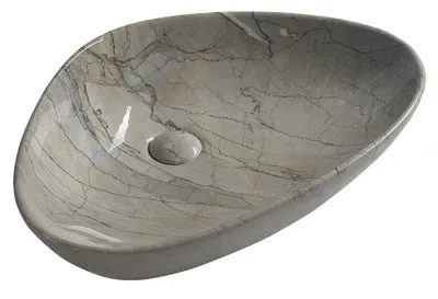 Obrázok produktu pre DALMA keramické umývadlo 58,5x39 cm, grigio