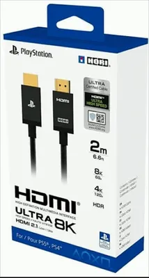 Produktbild von Hori SPF-014U, 2 m, HDMI Typ A (Standard), HDMI Typ A (Standard), 3D, Schwarz