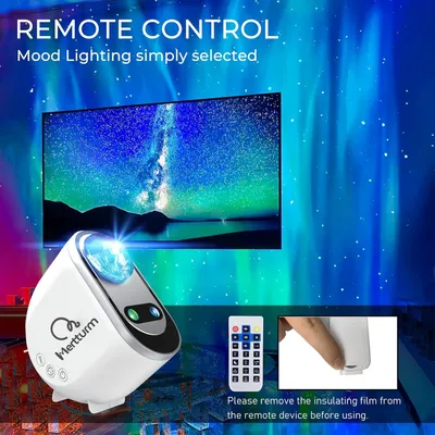 Zdjęcie produktu dla Projektor Star Sky Lampka Nocna Galaxy Dla Dzieci Z Głośnikiem Bluetooth