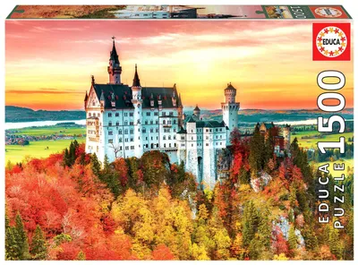 Image de Puzzle 1500 pièces Automne à Neuschwanstein Educa 19042