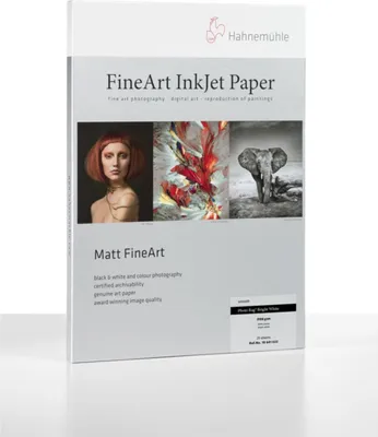 Obrázek produktu pro Hahnemühle Photo Rag, Matný, 310 g/m², InkJet, A3, 29.7x42 cm, 12x16"