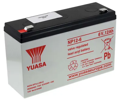 Image de YUASA Batterie au plomb rechargeable NP12-6 Vds