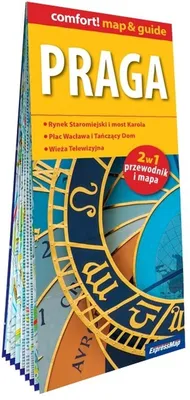 Productafbeelding van Comfort! kaart Praag 2-in-1, schaal 1:20.000 - Katarzyna Byrtek