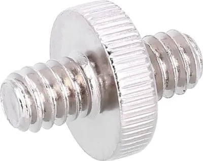 Imagen del producto de VBESTLIFE, 1 unidad, adaptador de conversión de conector de 1/4" a tornillo con rosca externa de 1/4" para trípode de cámara, rótula, accesorios para cámara DSLR