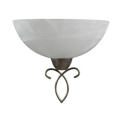 Produktbild von Lindby Wandleuchte Mohija, 25 cm, schwarz/gold, Glas, E27