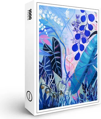 Produktbild von raxxa Premium-Puzzle "Blue jungle II", 1000 Teile