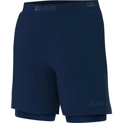 Produktbild von JAKO Unisex 2-in-1 Short Power, Farbe:marine, Größe:S