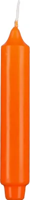 Produktbild von Stabkerzen (Zapfenfuß) Mandarin 250 x 30 mm, 12 Stück