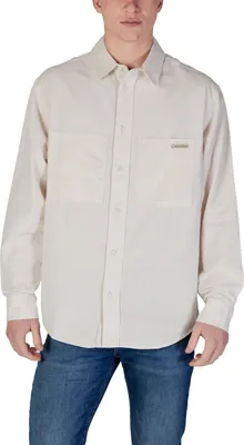 Image de Chemise Calvin Klein Jeans pour homme, beige 482780 : Taille - L Taille : L