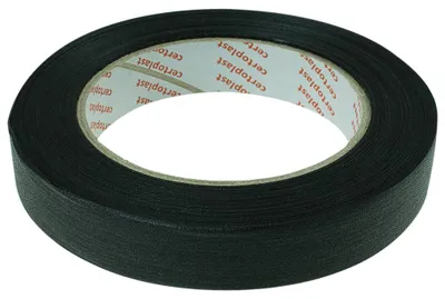 Produktbild von Certoplast Gewebeklebeband, schwarz, 19 mm x 50 m (Befestigungsband)