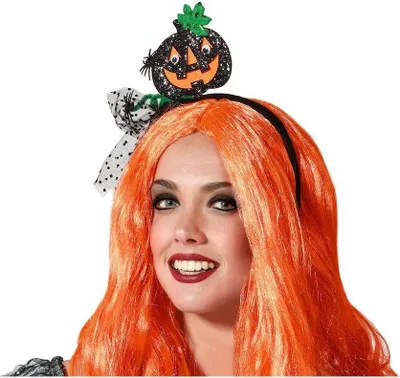 Produktbild von Atosa Halloween-kürbis-diadem Orange Orange One Size