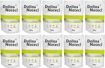 Produktbild von Dolina Noteci Premium Nassfutter für Hunde Gans mit Kartoffeln Glutenfrei 10 x 500g
