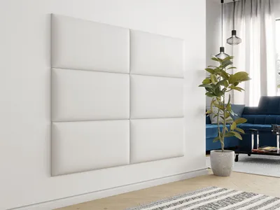 Obrázok produktu pre Čalúnený panel na stenu 84x24 PAG - biela