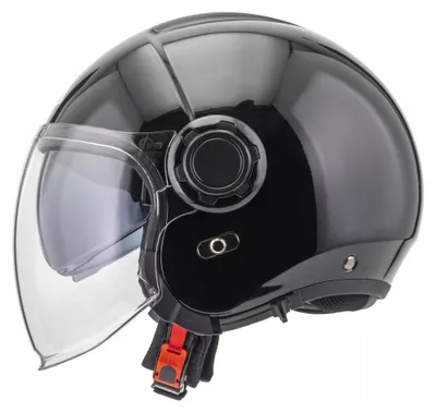 Produktbild von Ringway 2 Duo Jethelm mit Sonnenblende und abnehmbarem Visier | Rollerhelm Motorradhelm Chopperhelm | UN R22.06 | Schwarz | 22.06