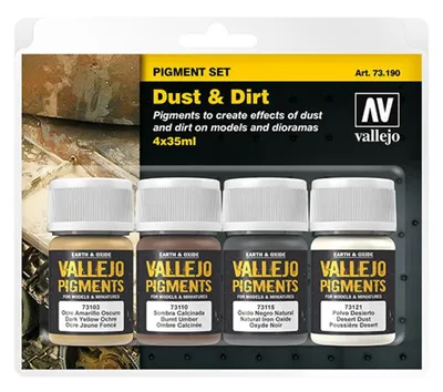 Produktbild von Vallejo 73.190, Schwarz, Bronze, Braun, 0.35 l, 4 Stück(e)