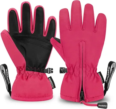 Productafbeelding van Kinderhandschoenen - Winddicht en waterdicht - Warm gevoerd - Voor ski en outdoor