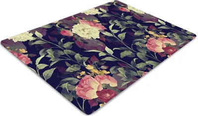 Obrázok produktu pre Podlahová ochranná podložka - Ochranná podložka pod stoličku - Podlahová podložka - 140x100 cm - Vintage kvety