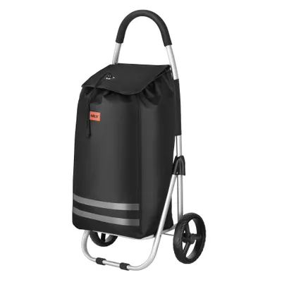 Produktbild von NILS Einkaufstrolley NC4304 Einkaufswagen faltbar schwarz 45L thermoisoliert