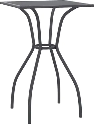 Produktbild von vidaXL Gartentisch Anthrazit 50x50x72 cm Stahlgitter